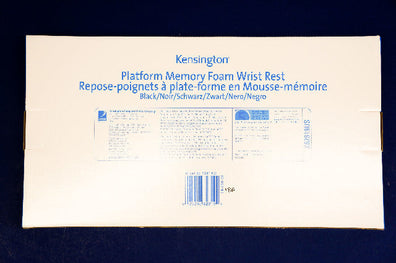 Kensington K62819US Platform Memory Foam Wrist Rest - Box of 5